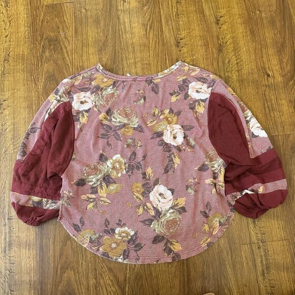Free People Flower Patch Floral Thermal Top - Picture 5 of 7